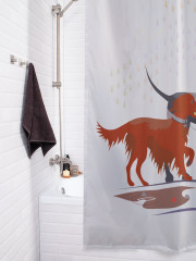 Штора для ванной с водоотталкивающей пропиткой «Дождливая прогулка» - Фото 3