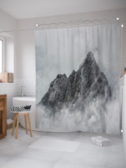 Штора для ванной с водоотталкивающей пропиткой «Дымная верхушка» - Фото 1