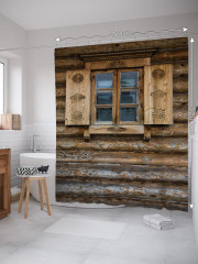 Штора для ванной с водоотталкивающей пропиткой «Загляни в окошко» - Фото 1