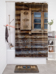 Штора для ванной с водоотталкивающей пропиткой «Загляни в окошко» - Фото 2