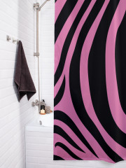 Штора для ванной с водоотталкивающей пропиткой «Зебра крупным планом» - Фото 3