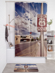 Штора для ванной с водоотталкивающей пропиткой «Исторический маршрут» - Фото 2