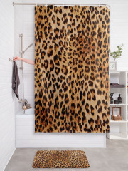 Штора для ванной с водоотталкивающей пропиткой «Классический леопард» - Фото 2