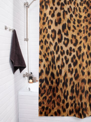 Штора для ванной с водоотталкивающей пропиткой «Классический леопард» - Фото 3