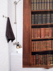 Штора для ванной с водоотталкивающей пропиткой «Книжный набор» - Фото 3