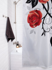 Штора для ванной с водоотталкивающей пропиткой «Колючие розы» - Фото 3