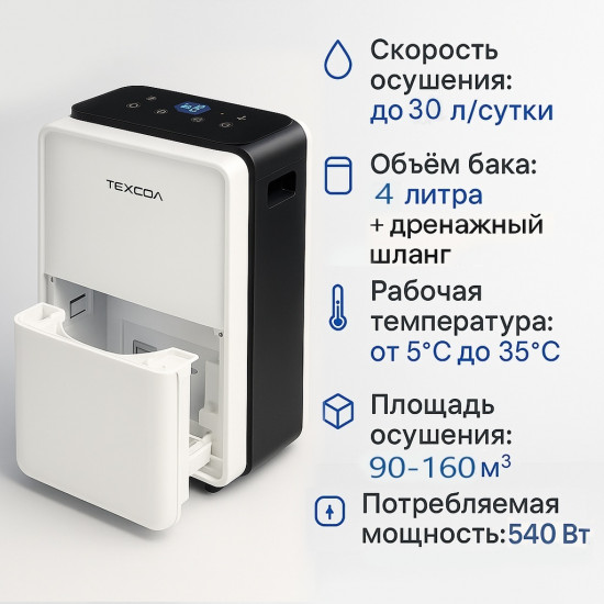 Осушитель воздуха ТЕХСОЛ HumidX Ultra