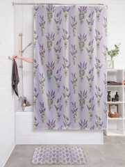 Штора для ванной с водоотталкивающей пропиткой «Лесные кусты» - Фото 2