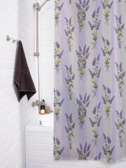 Штора для ванной с водоотталкивающей пропиткой «Лесные кусты» - Фото 3