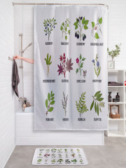 Штора для ванной с водоотталкивающей пропиткой «Лечебные травы» - Фото 2