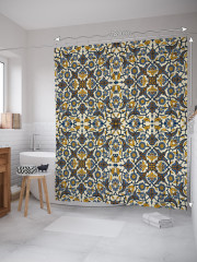 Штора для ванной с водоотталкивающей пропиткой «Марокканский узор» - Фото 1