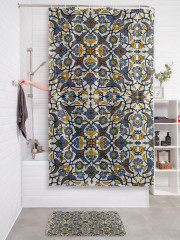 Штора для ванной с водоотталкивающей пропиткой «Марокканский узор» - Фото 2