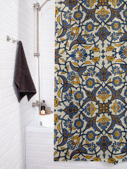 Штора для ванной с водоотталкивающей пропиткой «Марокканский узор» - Фото 3