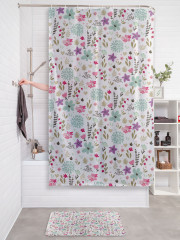 Штора для ванной с водоотталкивающей пропиткой «Мелкое цветение» - Фото 2