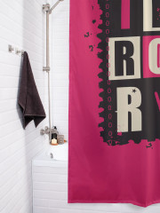 Штора для ванной с водоотталкивающей пропиткой «Мой любимый Рок Н Рол» - Фото 3