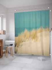 Штора для ванной с водоотталкивающей пропиткой «Морская трава» - Фото 1