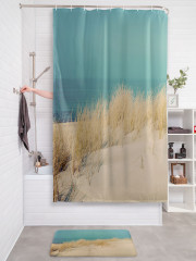 Штора для ванной с водоотталкивающей пропиткой «Морская трава» - Фото 2