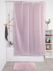 Штора для ванной с водоотталкивающей пропиткой «Нежный горох» - Фото 2