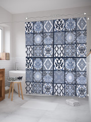 Штора для ванной с водоотталкивающей пропиткой «Орнамент фантазий» - Фото 1