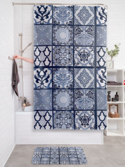 Штора для ванной с водоотталкивающей пропиткой «Орнамент фантазий» - Фото 2