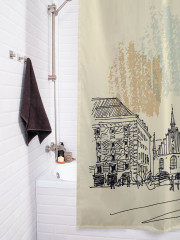 Штора для ванной с водоотталкивающей пропиткой «Открытка с видом Мюнхена» - Фото 3