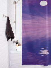 Штора для ванной с водоотталкивающей пропиткой «Отражение полнолуния» - Фото 3