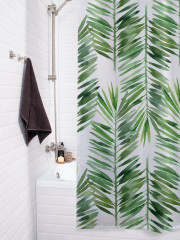 Штора для ванной с водоотталкивающей пропиткой «Папоротниковая композиция» - Фото 3
