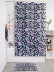 Штора для ванной с водоотталкивающей пропиткой «Пастель в саду» - Фото 2