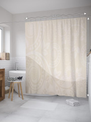 Штора для ванной с водоотталкивающей пропиткой «Пастельные узоры» - Фото 1