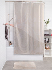 Штора для ванной с водоотталкивающей пропиткой «Пастельные узоры» - Фото 2