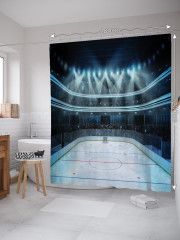 Штора для ванной с водоотталкивающей пропиткой «Перед выходом команд» - Фото 1