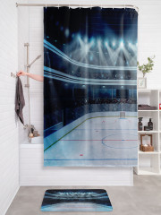 Штора для ванной с водоотталкивающей пропиткой «Перед выходом команд» - Фото 2