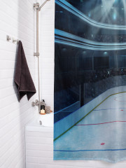 Штора для ванной с водоотталкивающей пропиткой «Перед выходом команд» - Фото 3