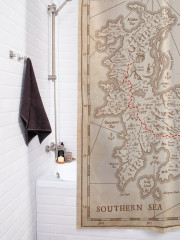 Штора для ванной с водоотталкивающей пропиткой «Пиратские знания» - Фото 3