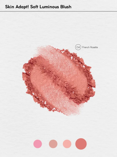 Румяна компактные «Soft Luminous Blush», оттенок 04 French Rosette