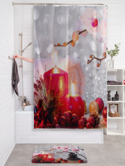 Штора для ванной с водоотталкивающей пропиткой «Пора отдыха» - Фото 2