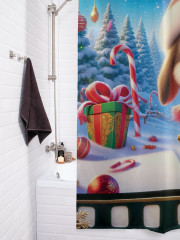 Штора для ванной с водоотталкивающей пропиткой «Прогулка в лесу» - Фото 3