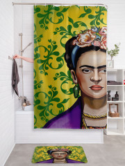 Штора для ванной с водоотталкивающей пропиткой «Просто Фрида» - Фото 2