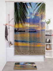 Штора для ванной с водоотталкивающей пропиткой «Райское место» - Фото 2