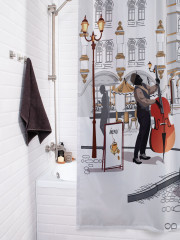 Штора для ванной с водоотталкивающей пропиткой «Романтический ресторан» - Фото 3