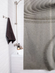 Штора для ванной с водоотталкивающей пропиткой «Сад дзен» - Фото 3