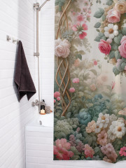 Штора для ванной с водоотталкивающей пропиткой «Сердечная арка» - Фото 3