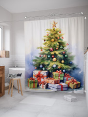 Штора для ванной с водоотталкивающей пропиткой «Сказочный праздник» - Фото 1