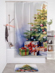 Штора для ванной с водоотталкивающей пропиткой «Сказочный праздник» - Фото 2