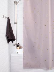 Штора для ванной с водоотталкивающей пропиткой «Снегопад из сердец» - Фото 3