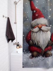 Штора для ванной с водоотталкивающей пропиткой «Снежные гномы» - Фото 3