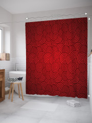 Штора для ванной с водоотталкивающей пропиткой «Спиральное полотно» - Фото 1