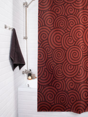 Штора для ванной с водоотталкивающей пропиткой «Спиральное полотно» - Фото 3