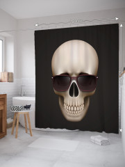 Штора для ванной с водоотталкивающей пропиткой «Стильный ужас» - Фото 1