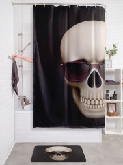 Штора для ванной с водоотталкивающей пропиткой «Стильный ужас» - Фото 2